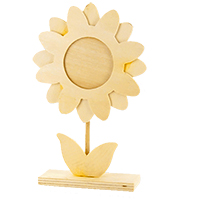Cadre fleur en bois