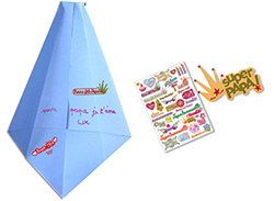 Ajouter des gommettes message