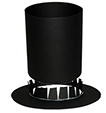 Coller les 2 parties du chapeau
