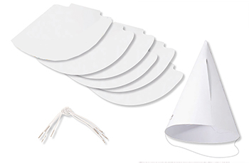 Set de Cônes en carte blanche