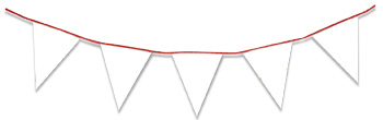 Guirlande de drapeaux