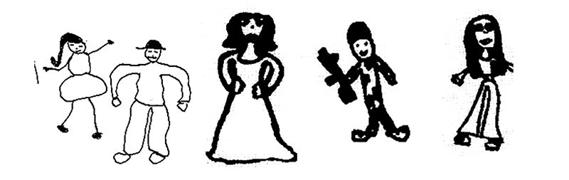 Evolution des dessins d'enfant 8 ans