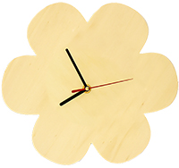 Horloge en bois à peindre