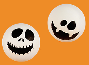 Les têtes de fantômes sont des balles
