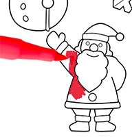 Colorier le motifs de Noël