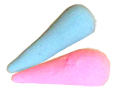 Coller une aile rose et une bleue