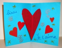 Carte coeur animée