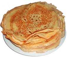 Crèpes de la chandeleur