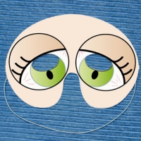 Masque de gros yeux pour rigoler