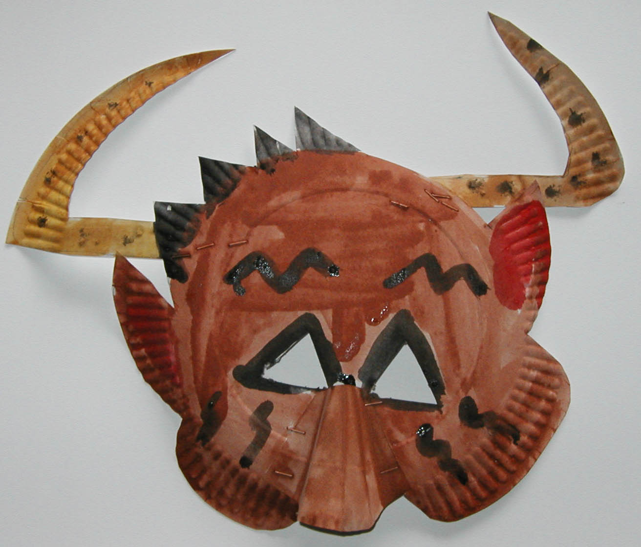 Masque animalier de taureau