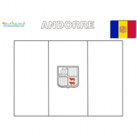 Coloriage des drapeux des pays d'Europe 