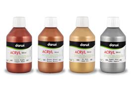 Peinture acrylique métallisée