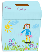 Tirelire en carton