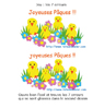 jeu des erreurs : les poussins