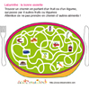 jeu de labyrinthe assiette legume