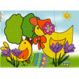 Puzzle de la poule et du poussin de Paques