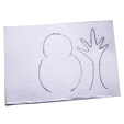 Dessin bohomme de neige