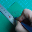 découper au cutter