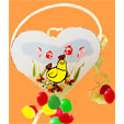 Panier coeur à oeufs de Pâques à imprimer et coller
