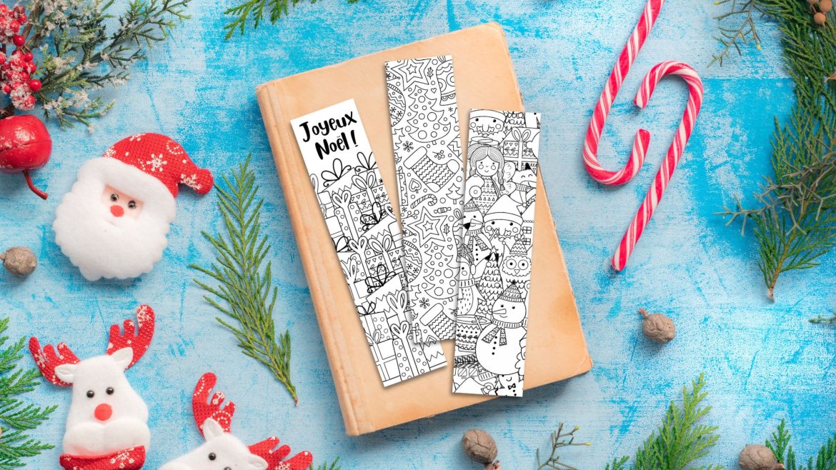 Créez vos propres marque-pages de Noël : une activité ludique à imprimer !