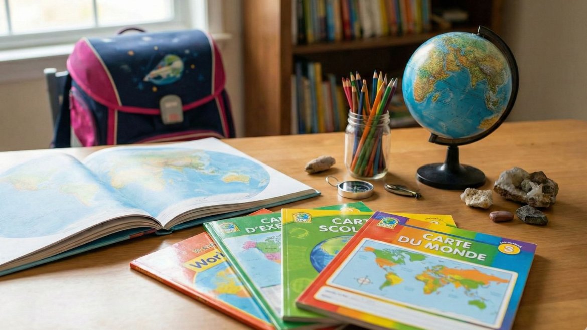 Soutien scolaire en Géographie : cours et fiches pour se repérer du CP au CM2