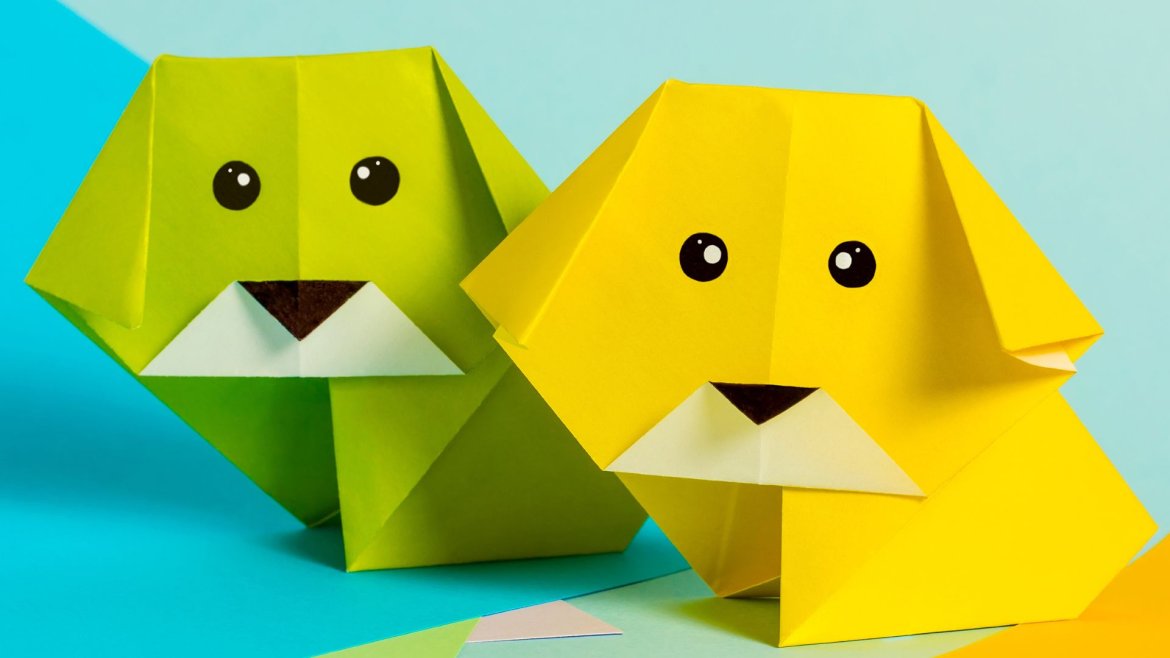 Origami: chien