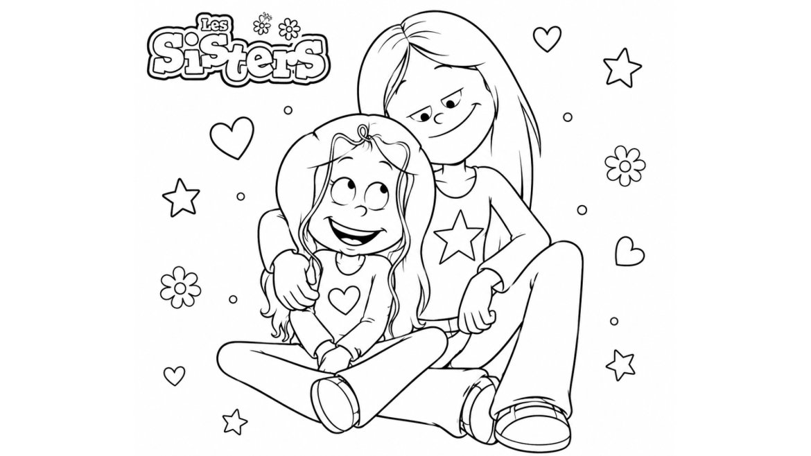Coloriages Les Sisters à imprimer gratuitement