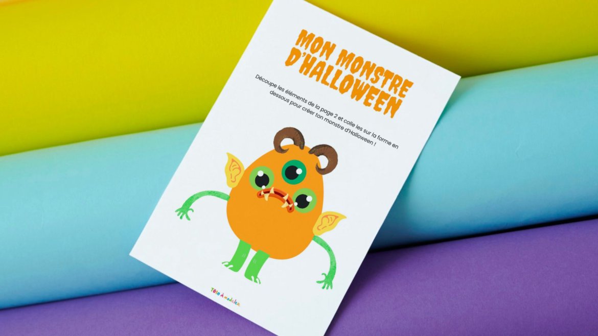 Mon monstre d'Halloween à personnaliser