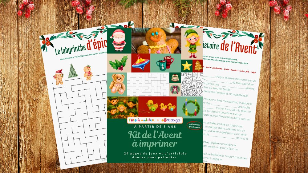 Kit de l’Avent à imprimer : 24 activités pour patienter jusqu’à Noël