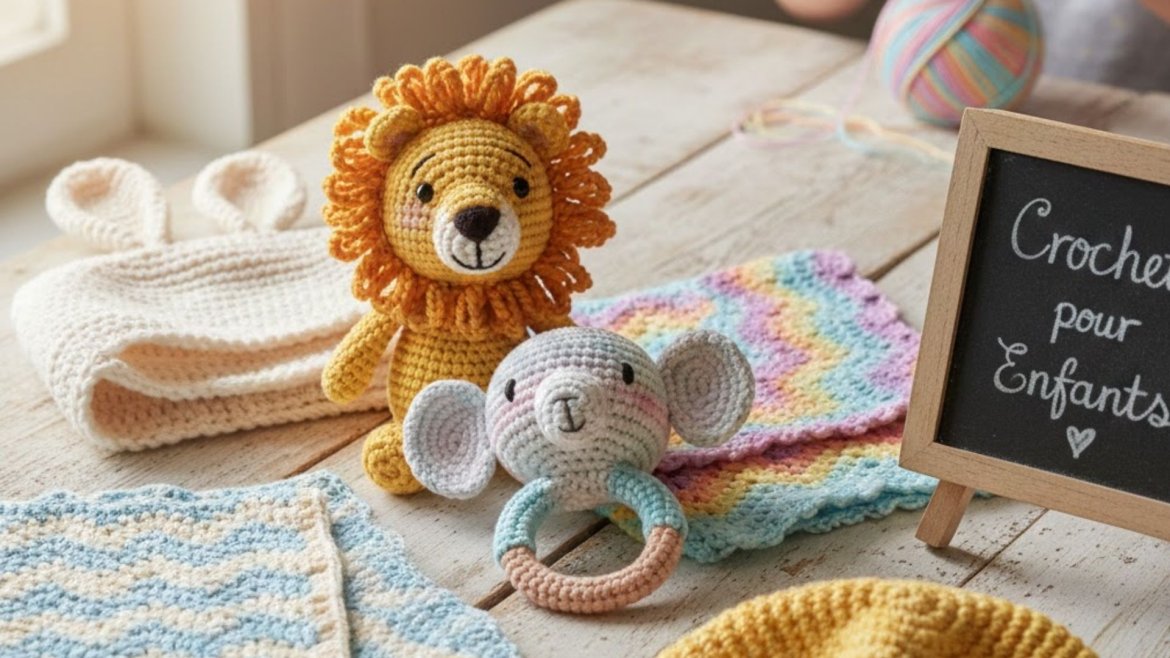 Apprendre le crochet aux enfants : méthodes, astuces et modèles simples