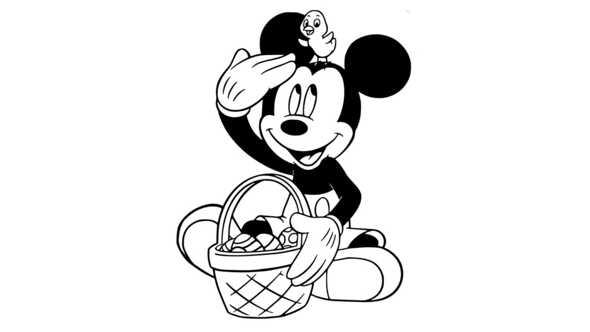 Tous nos coloriages de Pâques avec les héros de Disney à imprimer