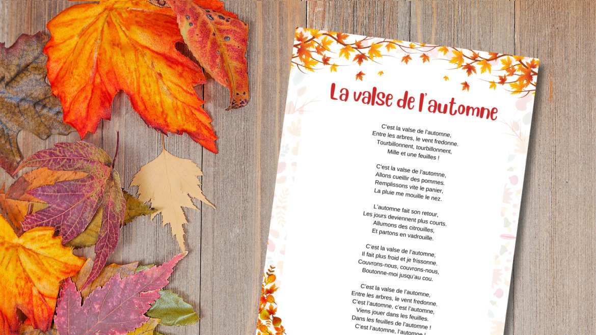 La valse de l'automne : la fiche illustrée de la chanson