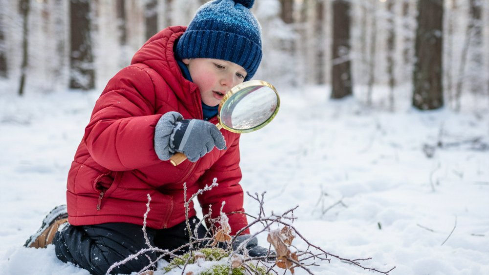 Explorer l’hiver avec les enfants : créez votre kit d’observation nature