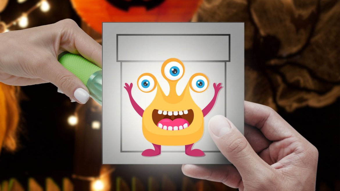 Les boites mystérieuses d'Halloween : un jeu d'observation rigolo