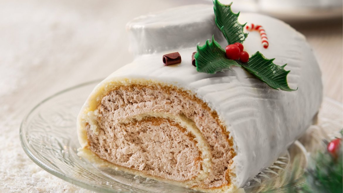 bûche de Noël à la vanille
