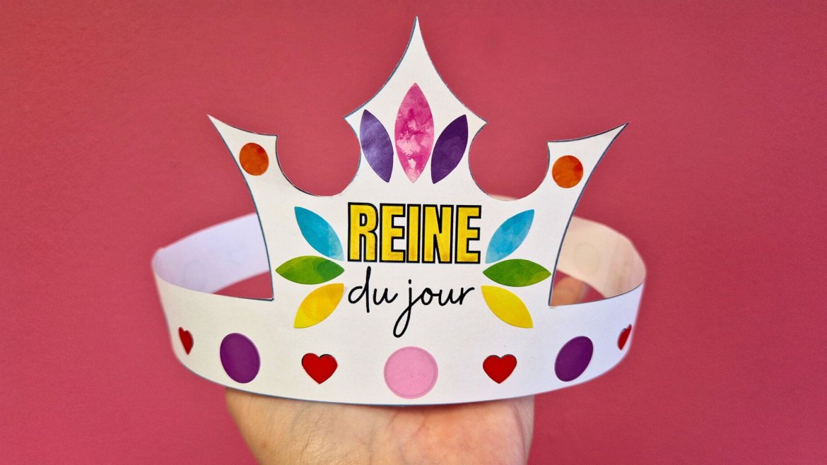 ? Couronne “Reine du jour” à imprimer et décorer pour la fête des Mères !