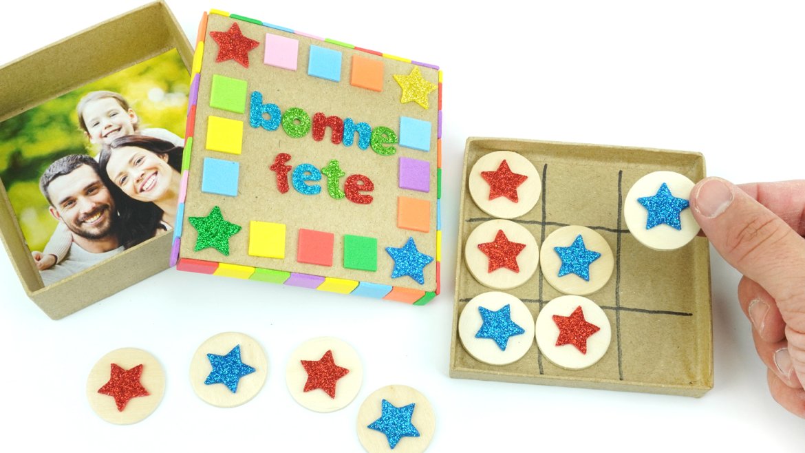 Boite à jeu pour la fête des parents