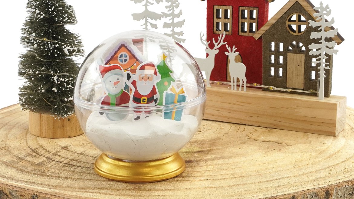 Boule à neige - mini monde de Noël