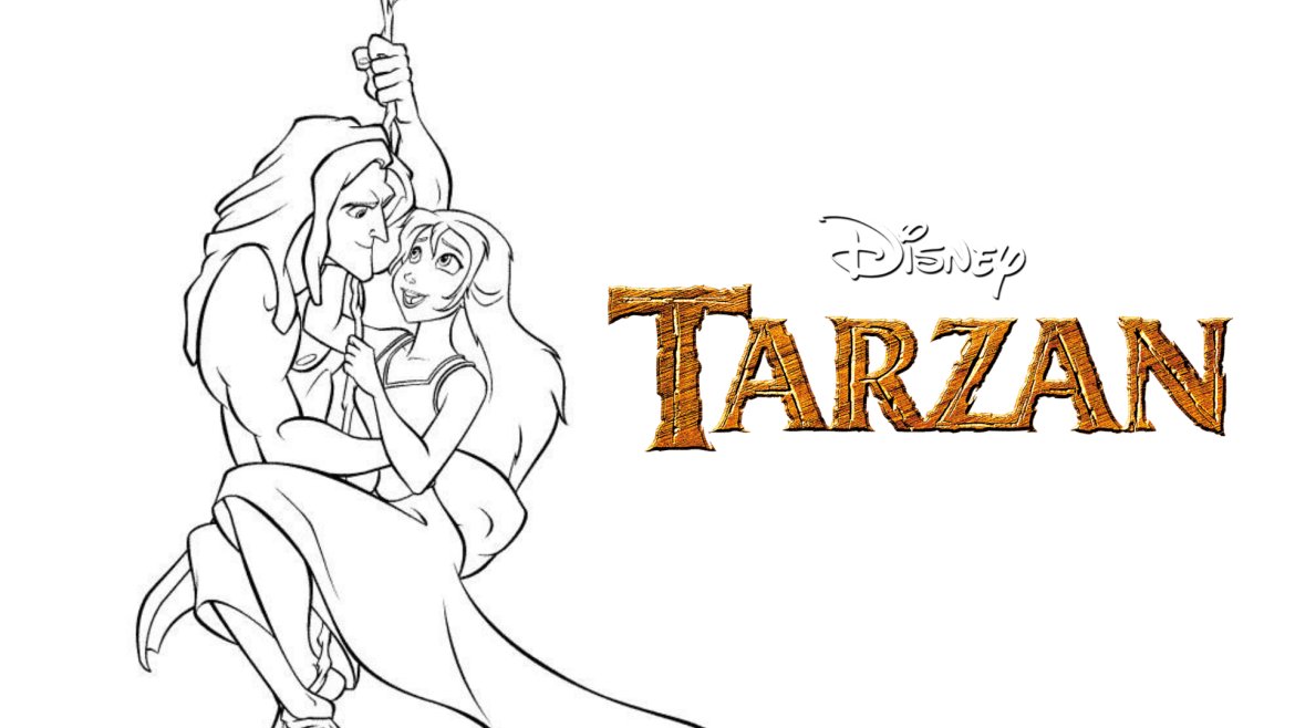 Tarzan : 22 dessins à imprimer gratuitement avec l'enfant sauvage de Disney