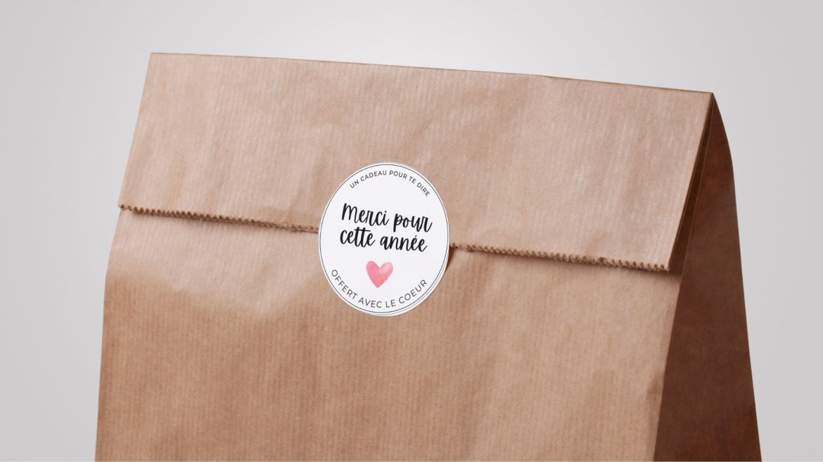 Des autocollants à imprimer pour offrir des cadeaux pour maîtresses, maîtres, nounous ATSEM,...