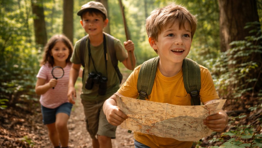 10 jeux d’aventuriers à faire dehors avec les enfants (et sans rien dépenser)