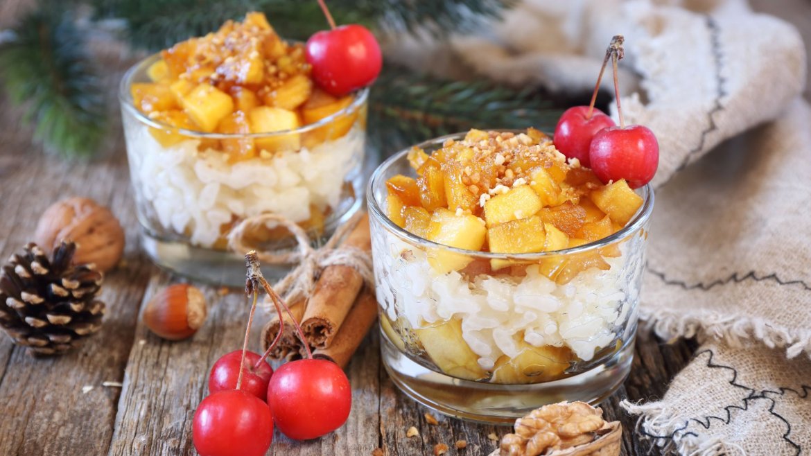 Recette de la verrine de Noël aux pommes