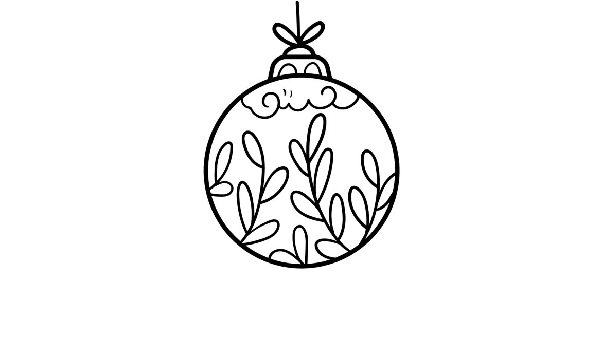 Tous nos coloriages avec des boules de Noël à imprimer
