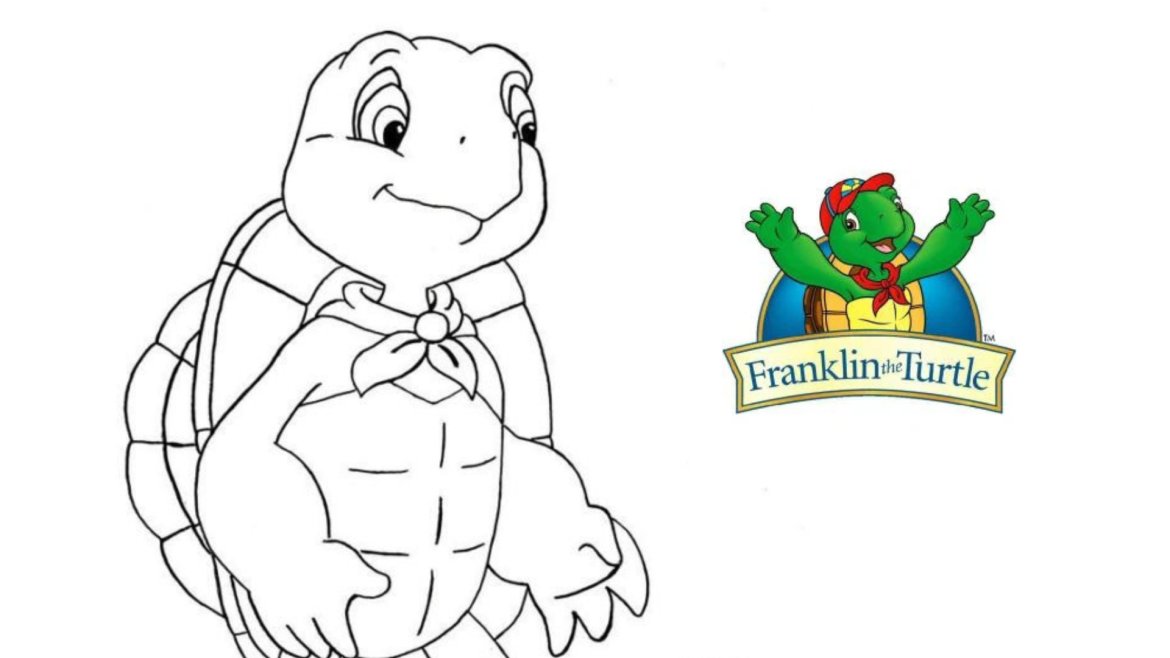 Des dessins gratuits en ligne à imprimer et à colorier avec Franklin la tortue et ses amis