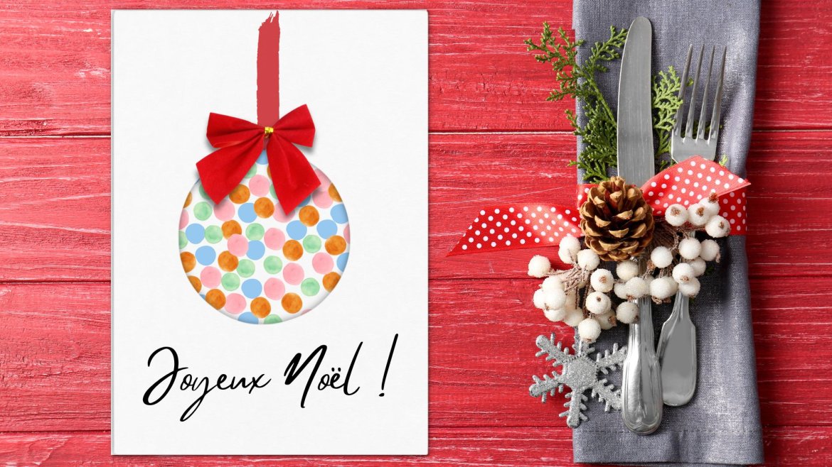 Carte de Noël à faire avec des marqueurs à encre