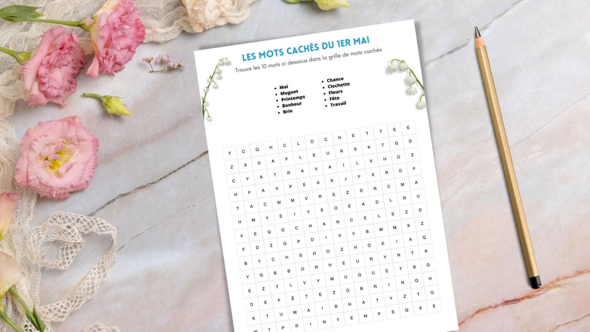 Jeu du 1er mai : les mots cachés