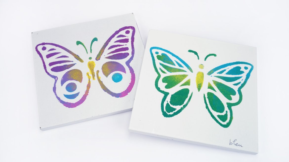 Dessous de plat papillons