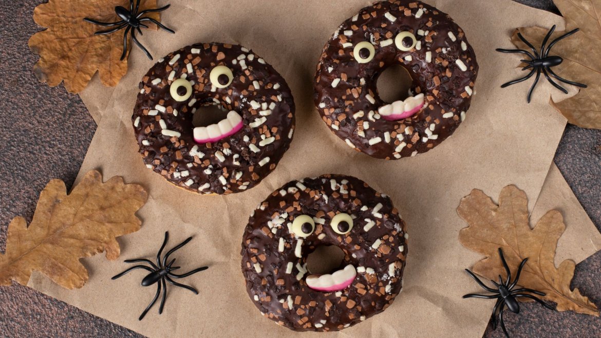 Donuts monstrueux d'Halloween : la recette