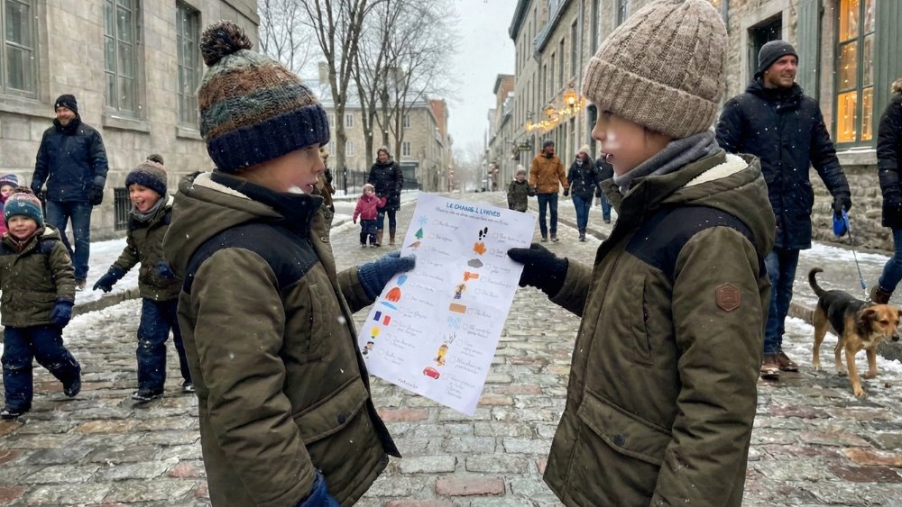 Chasse aux trésors de l’hiver : guide et fiche à imprimer