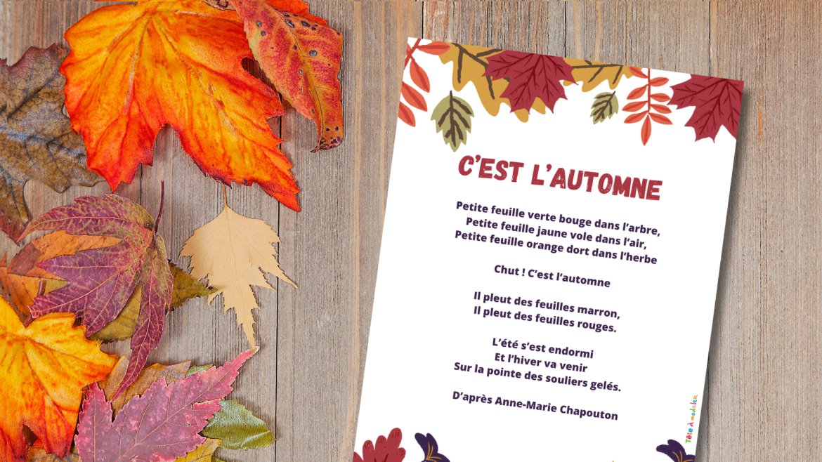 C'est l'automne : une chanson pour enfant sur l'automne